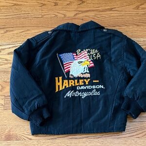 Harley-Davidson Kids Dark Jacket with Eagle Design